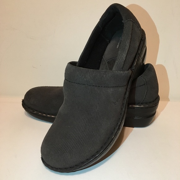 $22/2+ Born Leather Clogs Gray 8.5 EU40 - Picture 6 of 8
